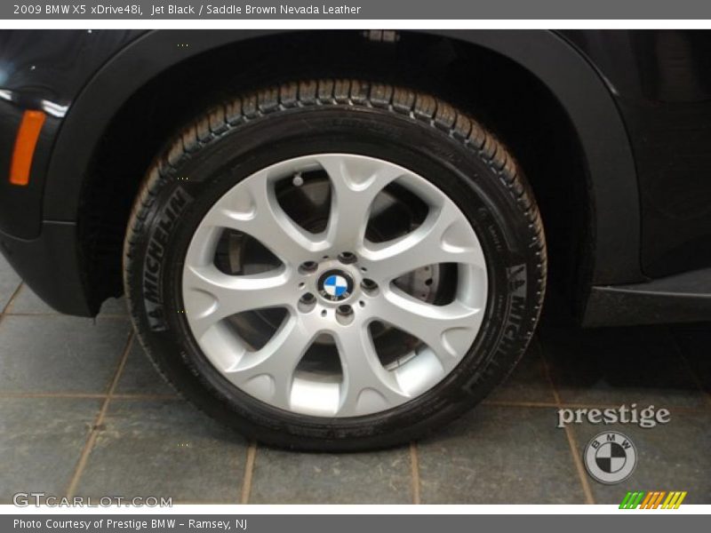 Jet Black / Saddle Brown Nevada Leather 2009 BMW X5 xDrive48i