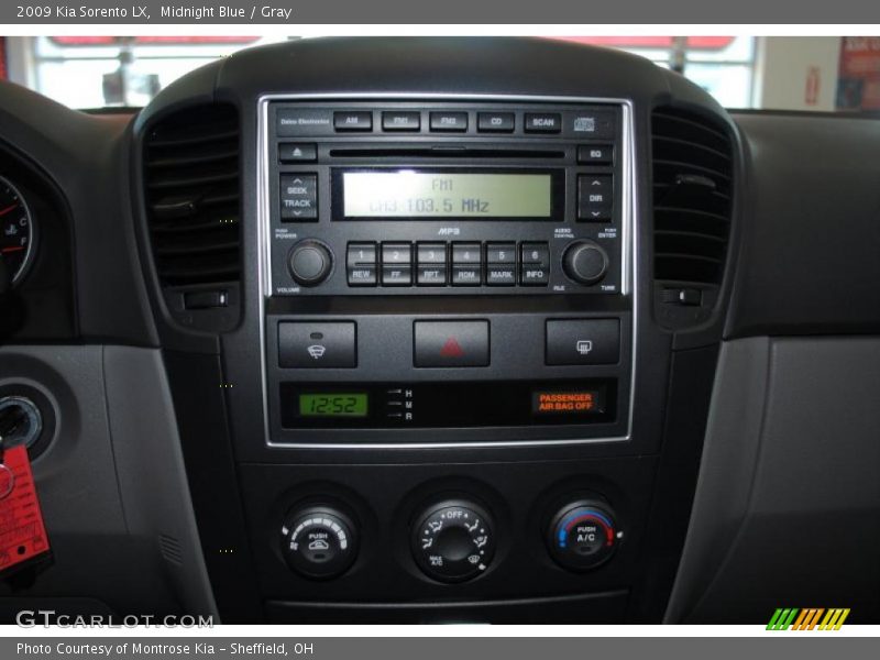 Midnight Blue / Gray 2009 Kia Sorento LX