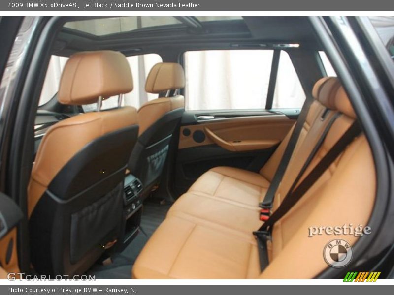 Jet Black / Saddle Brown Nevada Leather 2009 BMW X5 xDrive48i