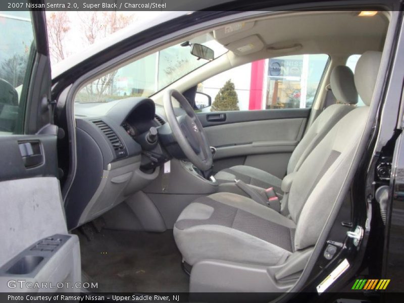 Super Black / Charcoal/Steel 2007 Nissan Sentra 2.0