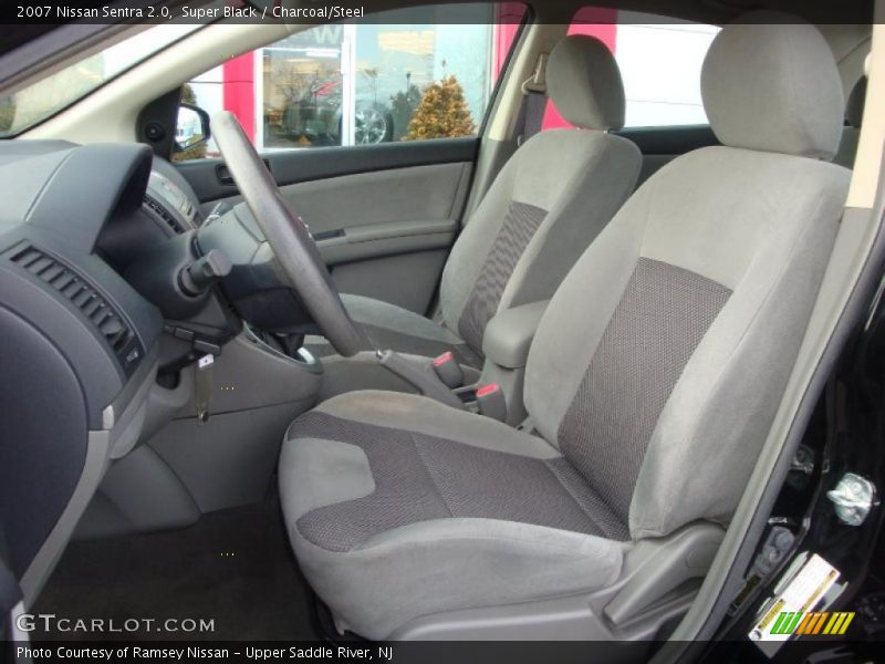 Super Black / Charcoal/Steel 2007 Nissan Sentra 2.0