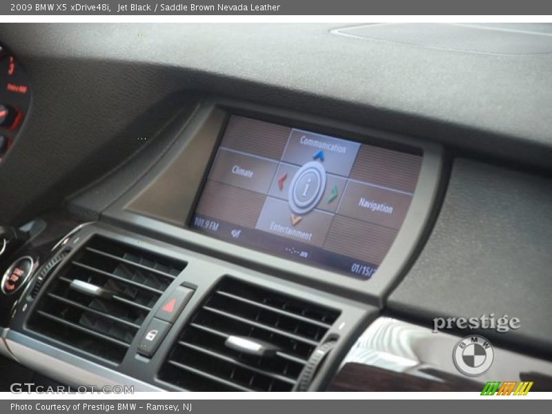 Jet Black / Saddle Brown Nevada Leather 2009 BMW X5 xDrive48i