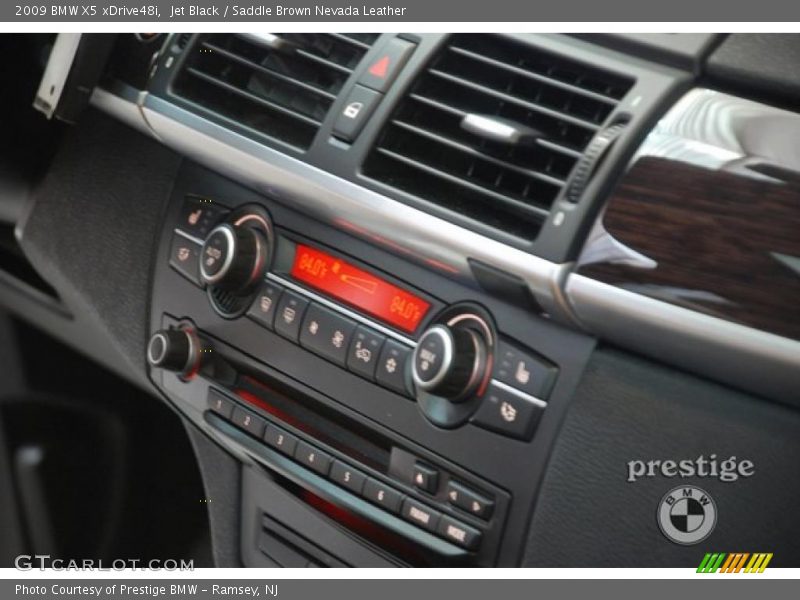 Jet Black / Saddle Brown Nevada Leather 2009 BMW X5 xDrive48i