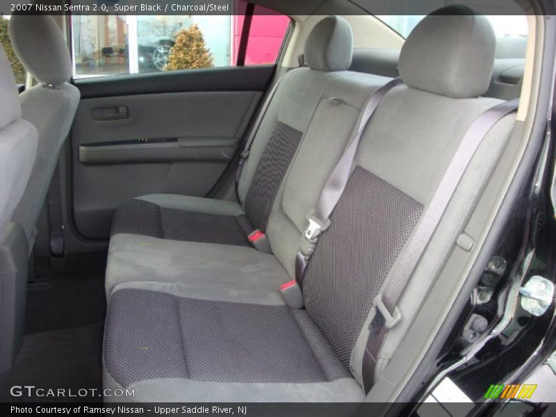 Super Black / Charcoal/Steel 2007 Nissan Sentra 2.0