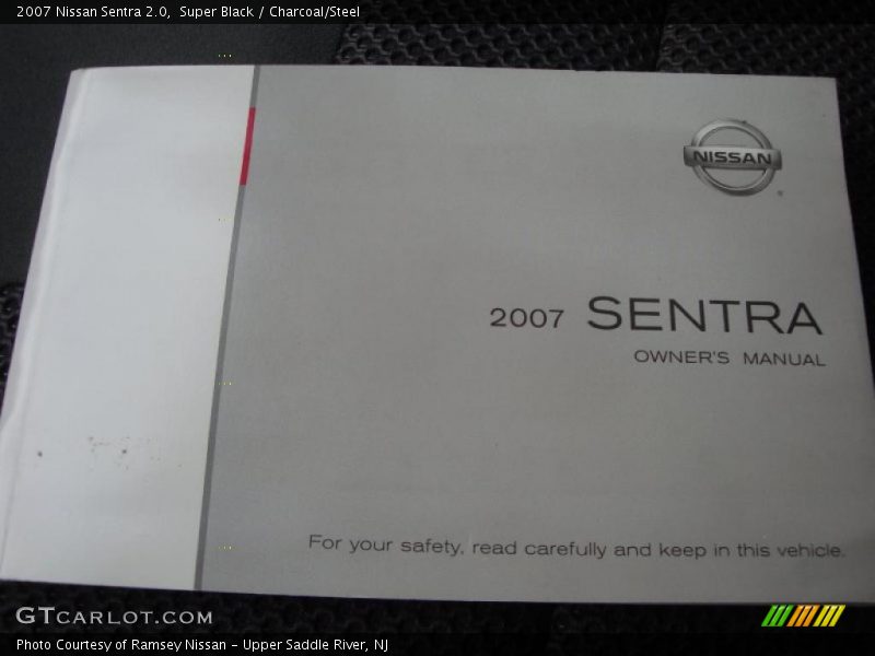 Super Black / Charcoal/Steel 2007 Nissan Sentra 2.0