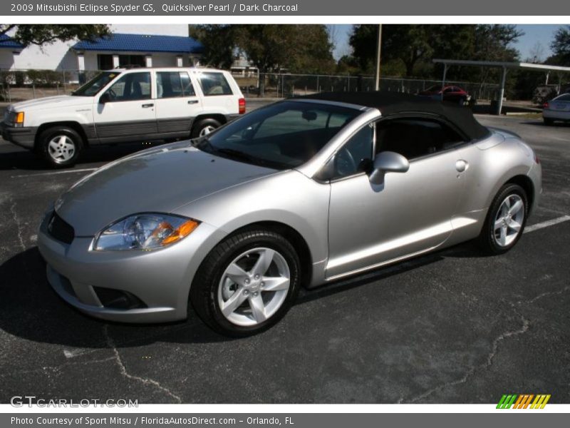 Quicksilver Pearl / Dark Charcoal 2009 Mitsubishi Eclipse Spyder GS