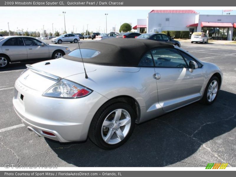 Quicksilver Pearl / Dark Charcoal 2009 Mitsubishi Eclipse Spyder GS