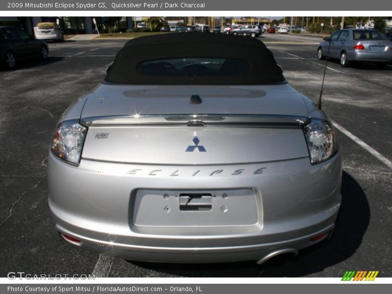 Quicksilver Pearl / Dark Charcoal 2009 Mitsubishi Eclipse Spyder GS