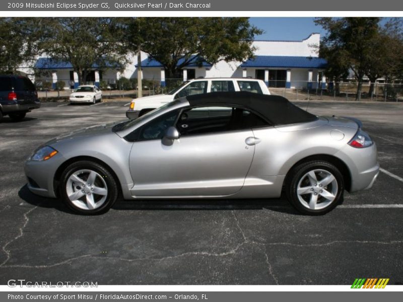 Quicksilver Pearl / Dark Charcoal 2009 Mitsubishi Eclipse Spyder GS