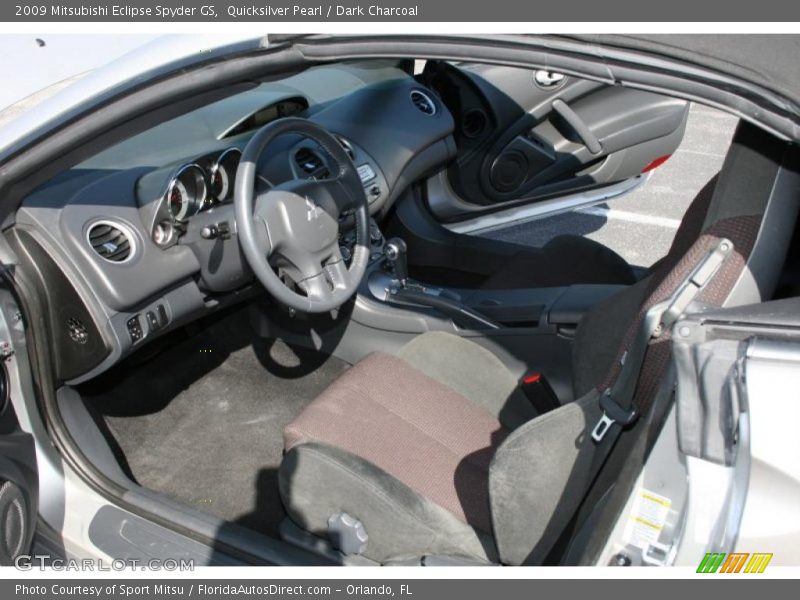 Quicksilver Pearl / Dark Charcoal 2009 Mitsubishi Eclipse Spyder GS