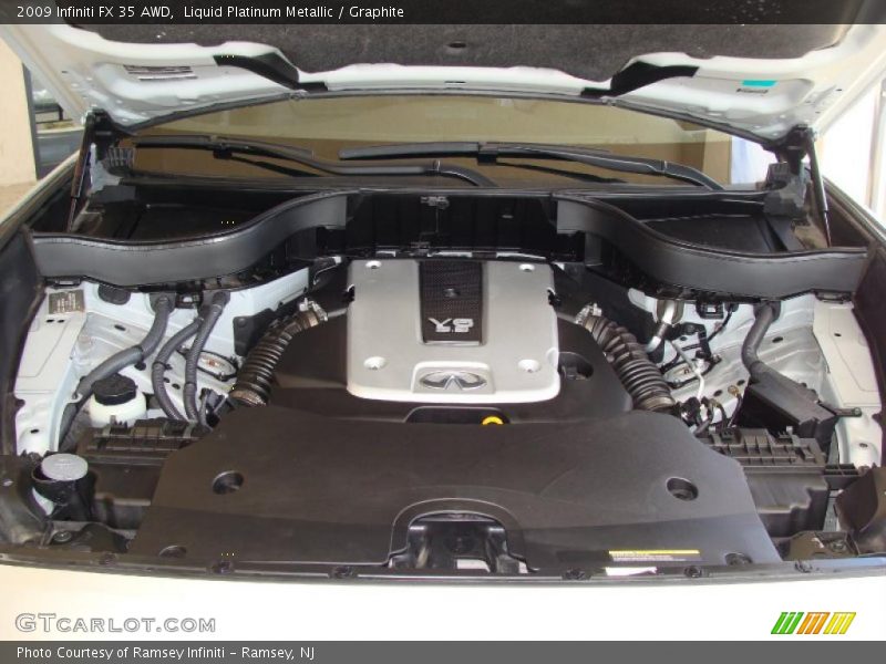 Liquid Platinum Metallic / Graphite 2009 Infiniti FX 35 AWD