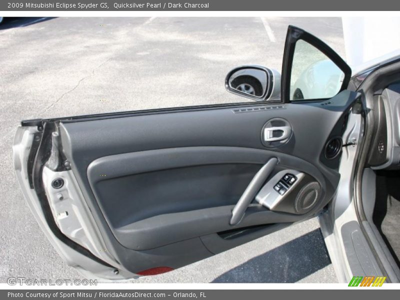 Quicksilver Pearl / Dark Charcoal 2009 Mitsubishi Eclipse Spyder GS