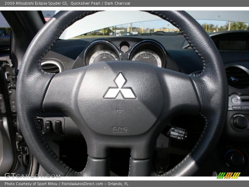 Quicksilver Pearl / Dark Charcoal 2009 Mitsubishi Eclipse Spyder GS