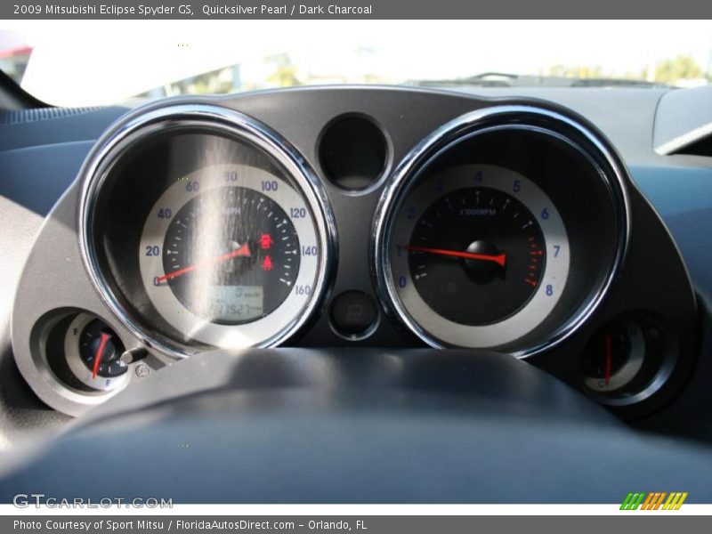 Quicksilver Pearl / Dark Charcoal 2009 Mitsubishi Eclipse Spyder GS