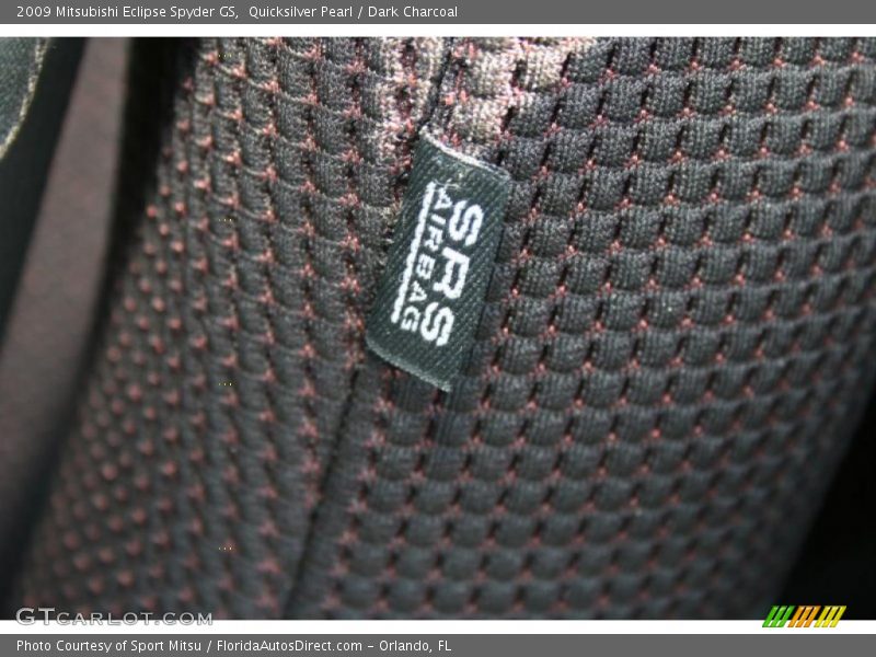 Quicksilver Pearl / Dark Charcoal 2009 Mitsubishi Eclipse Spyder GS