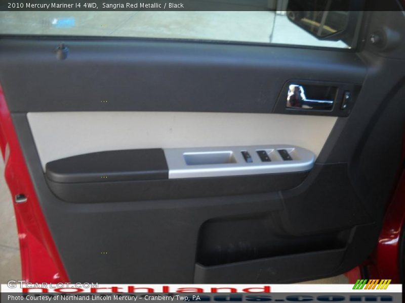 Sangria Red Metallic / Black 2010 Mercury Mariner I4 4WD