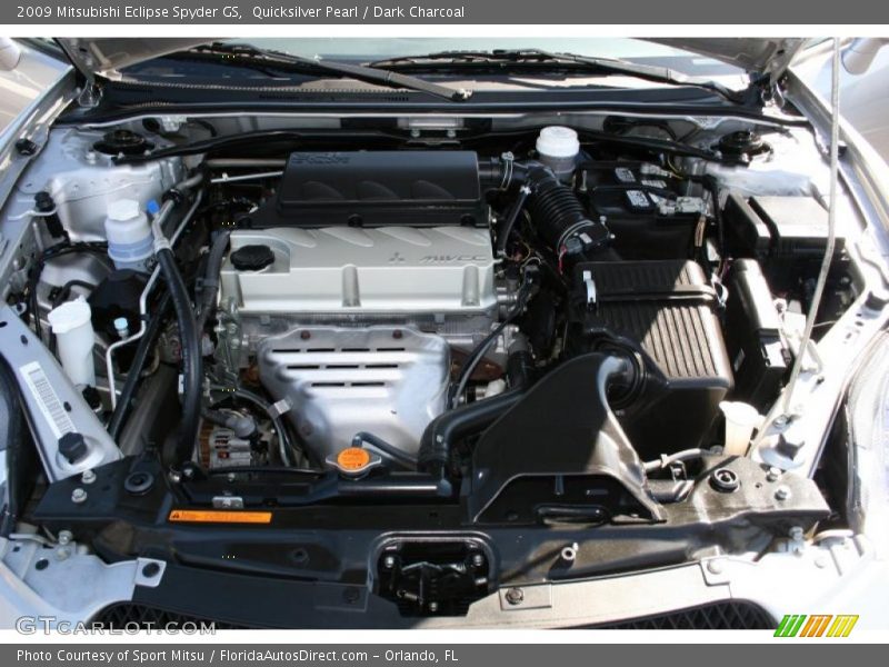 Quicksilver Pearl / Dark Charcoal 2009 Mitsubishi Eclipse Spyder GS