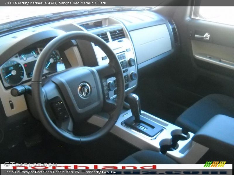 Sangria Red Metallic / Black 2010 Mercury Mariner I4 4WD