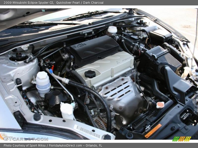 Quicksilver Pearl / Dark Charcoal 2009 Mitsubishi Eclipse Spyder GS