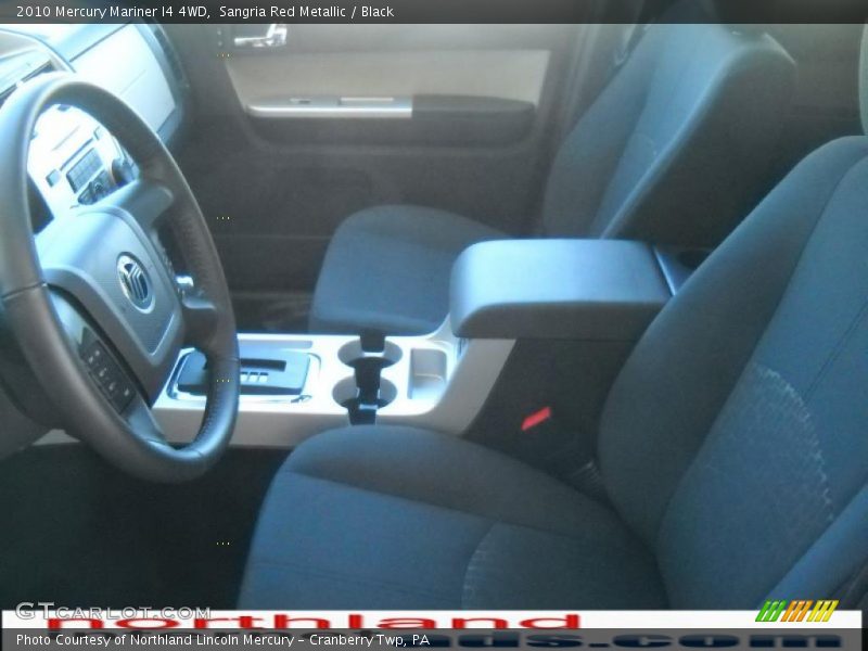 Sangria Red Metallic / Black 2010 Mercury Mariner I4 4WD