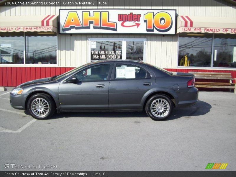 Graphite Metallic / Taupe 2004 Chrysler Sebring LX Sedan