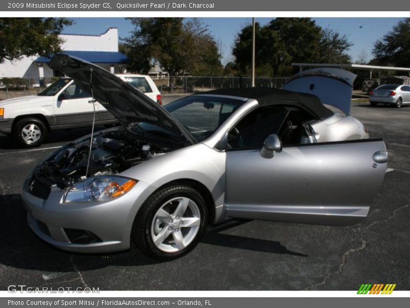 Quicksilver Pearl / Dark Charcoal 2009 Mitsubishi Eclipse Spyder GS