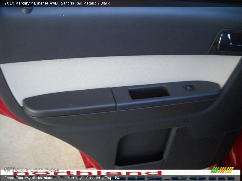 Sangria Red Metallic / Black 2010 Mercury Mariner I4 4WD