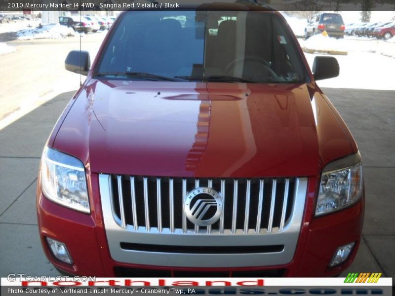 Sangria Red Metallic / Black 2010 Mercury Mariner I4 4WD