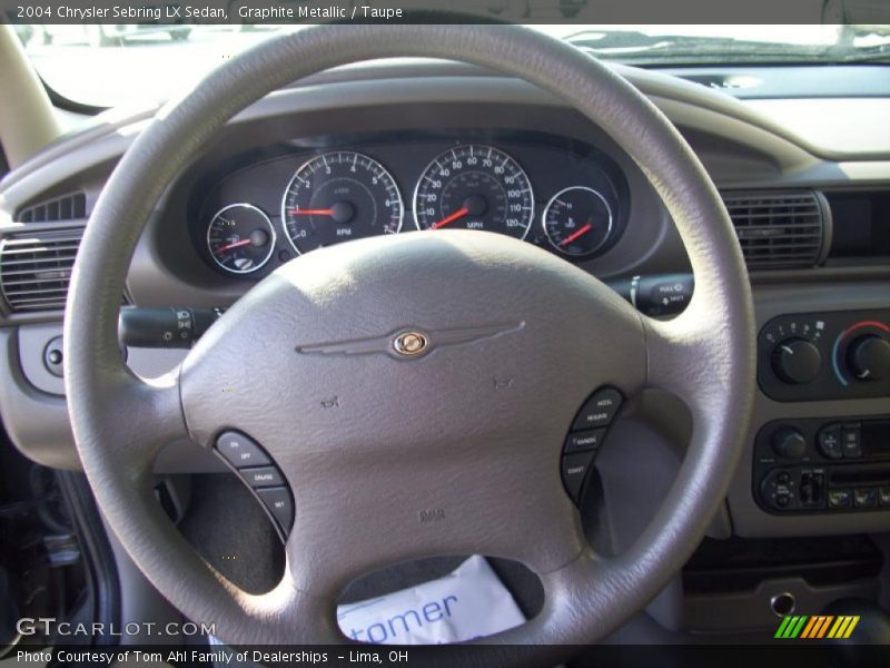 Graphite Metallic / Taupe 2004 Chrysler Sebring LX Sedan