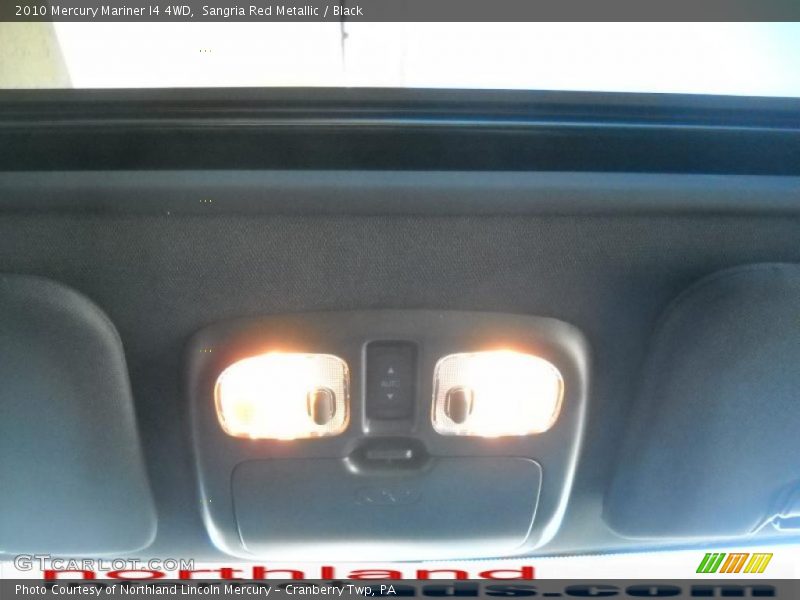 Sangria Red Metallic / Black 2010 Mercury Mariner I4 4WD