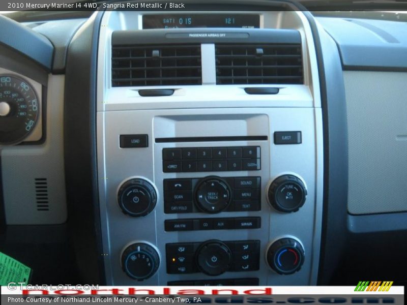 Sangria Red Metallic / Black 2010 Mercury Mariner I4 4WD