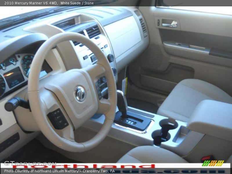 White Suede / Stone 2010 Mercury Mariner V6 4WD
