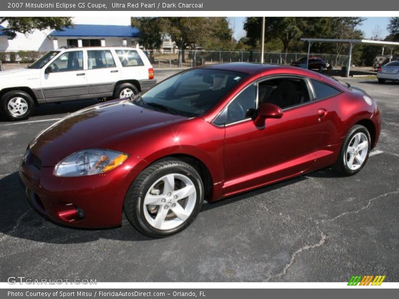 Ultra Red Pearl / Dark Charcoal 2007 Mitsubishi Eclipse GS Coupe