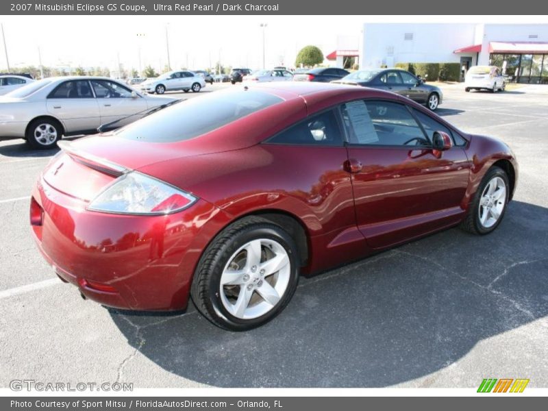 Ultra Red Pearl / Dark Charcoal 2007 Mitsubishi Eclipse GS Coupe