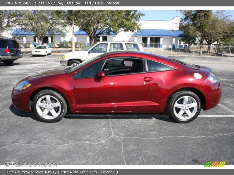 Ultra Red Pearl / Dark Charcoal 2007 Mitsubishi Eclipse GS Coupe