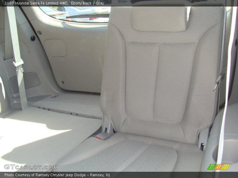 Ebony Black / Gray 2007 Hyundai Santa Fe Limited 4WD
