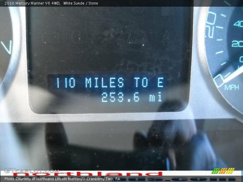 White Suede / Stone 2010 Mercury Mariner V6 4WD