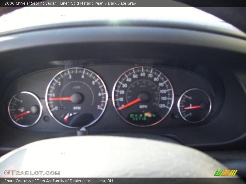 Linen Gold Metallic Pearl / Dark Slate Gray 2006 Chrysler Sebring Sedan