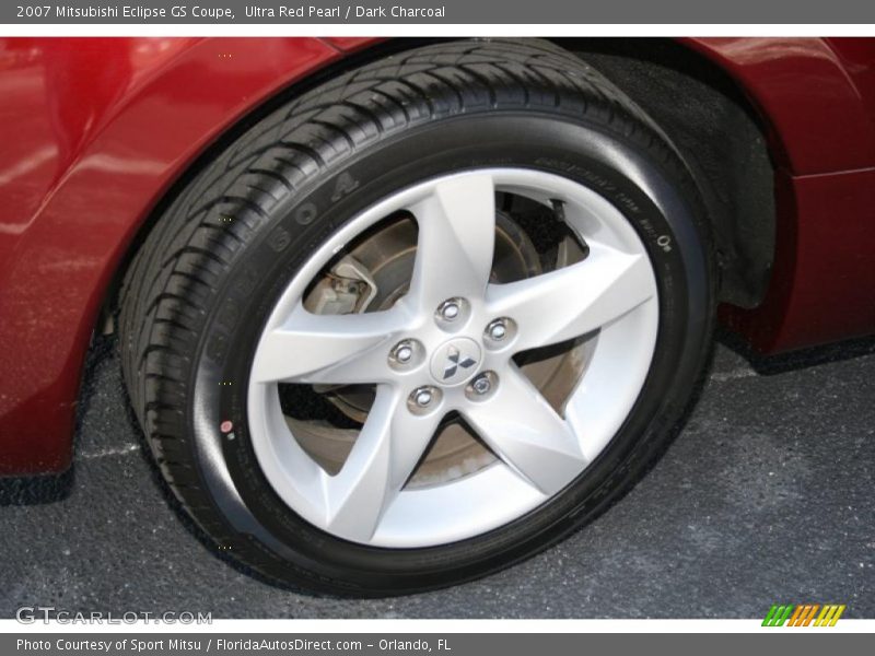 Ultra Red Pearl / Dark Charcoal 2007 Mitsubishi Eclipse GS Coupe