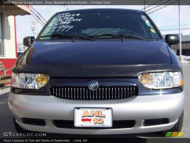 Deep Wedgewood Blue Metallic / Portland Grey 2000 Mercury Villager Sport