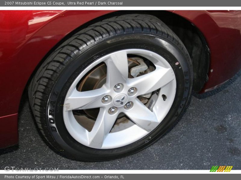 Ultra Red Pearl / Dark Charcoal 2007 Mitsubishi Eclipse GS Coupe