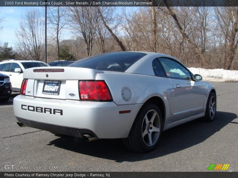 Silver Metallic / Dark Charcoal/Medium Parchment 2003 Ford Mustang Cobra Coupe