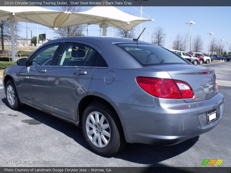 Silver Steel Metallic / Dark Slate Gray 2010 Chrysler Sebring Touring Sedan