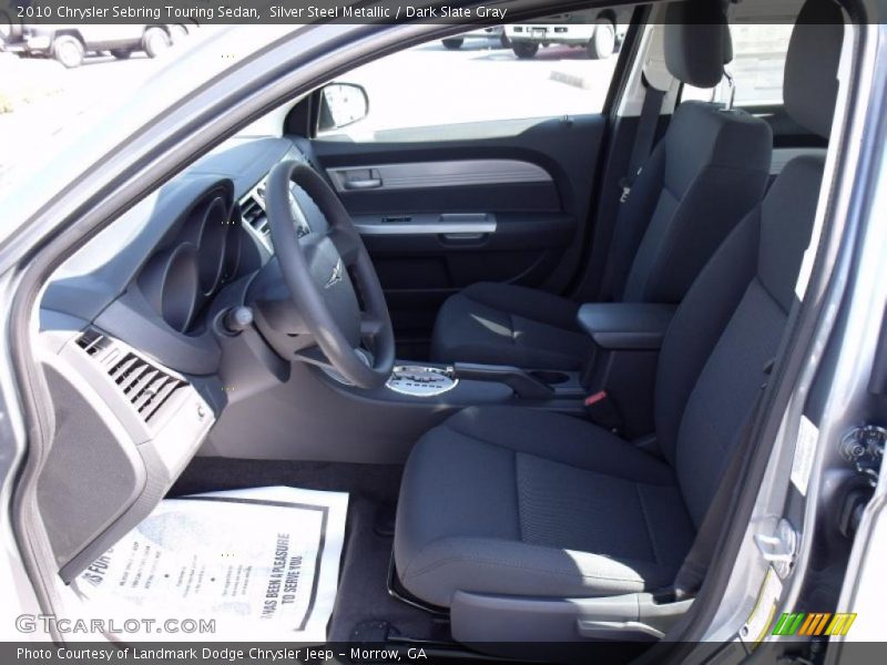 Silver Steel Metallic / Dark Slate Gray 2010 Chrysler Sebring Touring Sedan