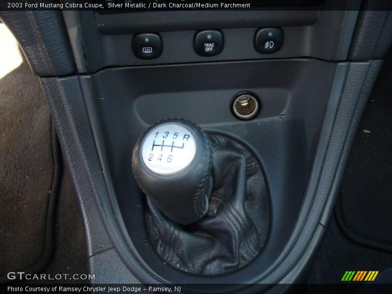Silver Metallic / Dark Charcoal/Medium Parchment 2003 Ford Mustang Cobra Coupe