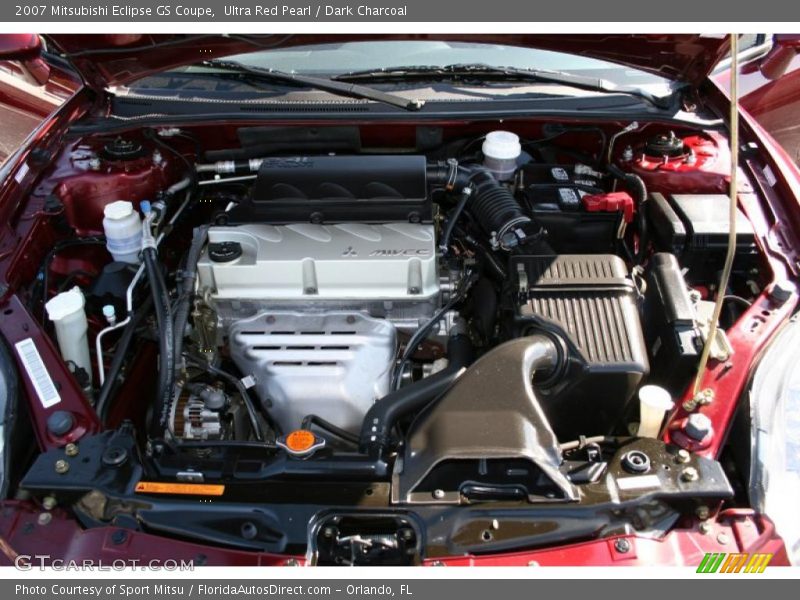 Ultra Red Pearl / Dark Charcoal 2007 Mitsubishi Eclipse GS Coupe