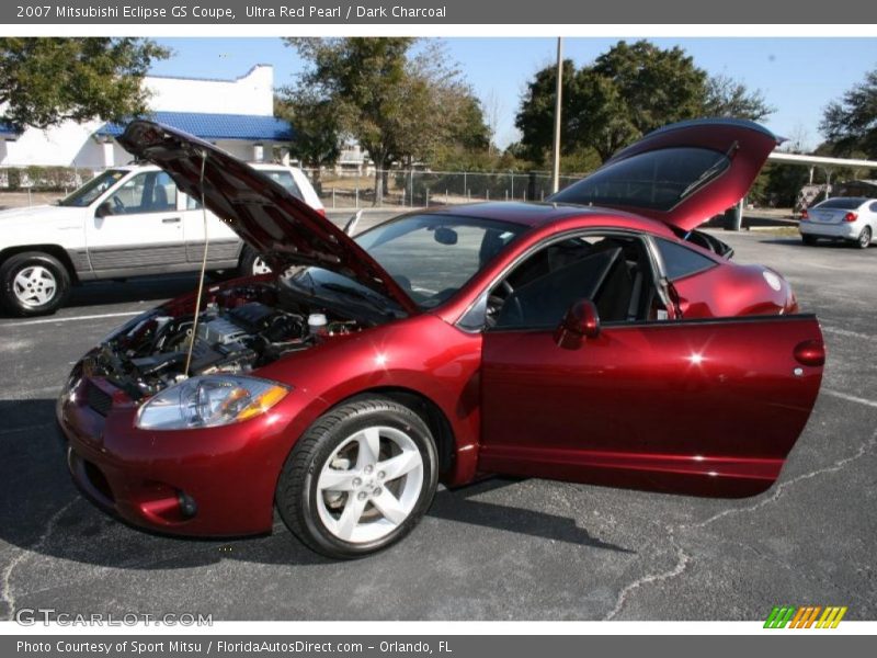 Ultra Red Pearl / Dark Charcoal 2007 Mitsubishi Eclipse GS Coupe