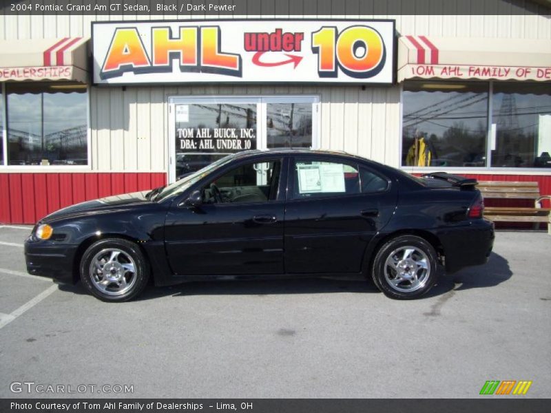 Black / Dark Pewter 2004 Pontiac Grand Am GT Sedan