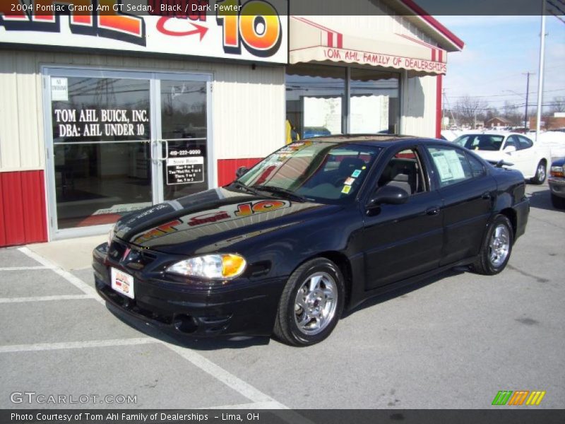 Black / Dark Pewter 2004 Pontiac Grand Am GT Sedan