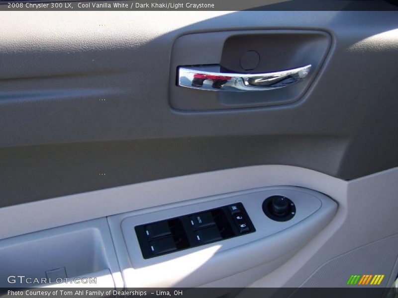 Cool Vanilla White / Dark Khaki/Light Graystone 2008 Chrysler 300 LX